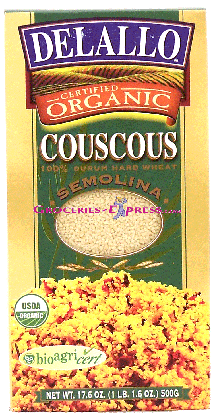 Delallo&nbsp;&nbsp;couscous, certified orgranic, semolina Full-Size Picture